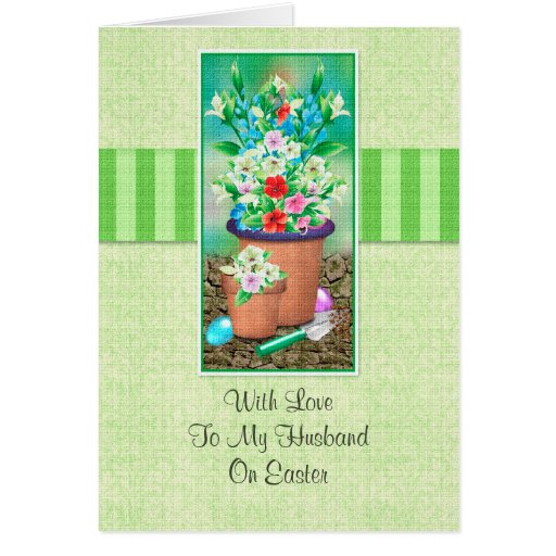 Husband Easter Card | Zazzle