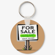 Husband for Sale keychains