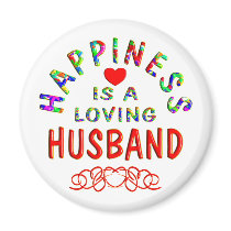 Husband Happiness magnets