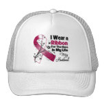 Husband Hero in My Life Head Neck Cancer Mesh Hats
