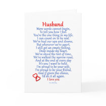 Husband Love Card