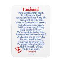 Husband Love Flexible Magnets