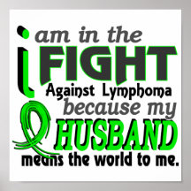 Husband Means The World To Me Lymphoma Poster