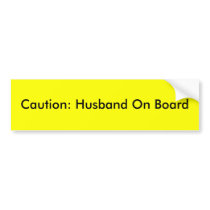 : Husband On Board bumper stickers by dhorneman : Husband On Board bumper stickers