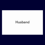 "Husband" Photo Label stickers