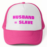 HUSBAND = SLAVE hats