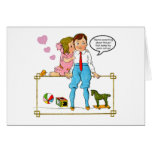 Husband to Wife-Humor/Anniversary/Valentine Greeting Card