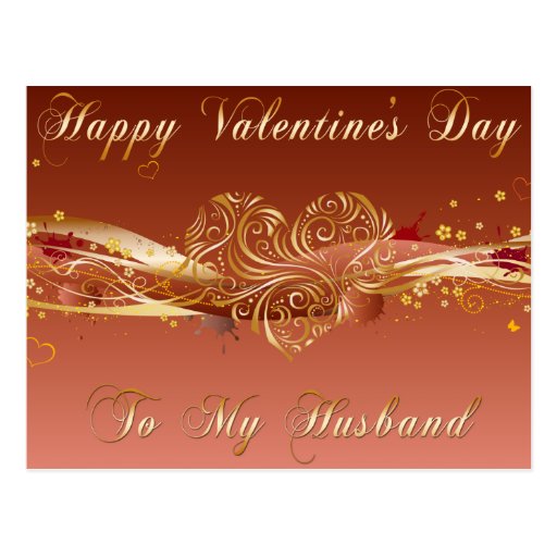 Through good days and bad anniversary card for husband Husband Valentine Postcard | Zazzle