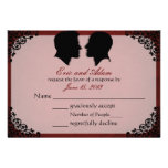 Husbands Custom Gay Wedding RSVP Cards invitations
