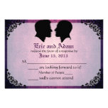 Husbands II Custom Gay Wedding RSVP Cards invitations