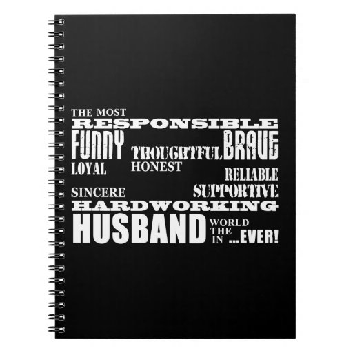 Husbands Wedding Anniversaries Birthdays Qualities Spiral Notebooks