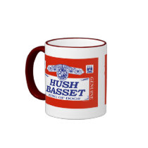 Hush Basset mugs
