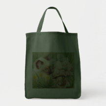 Hush Little Mouse Canvas Bags
