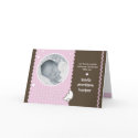 Hush Said the Moon Birth Announcement - Pink cards