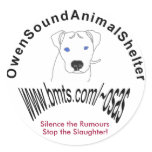 Hush - Silence the Rumours, Stop the Slaughter! stickers