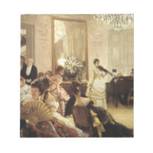 "Hush" Young Victorian Lady Playing Violin Notepads