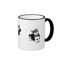 Huskie Mug - Black and White