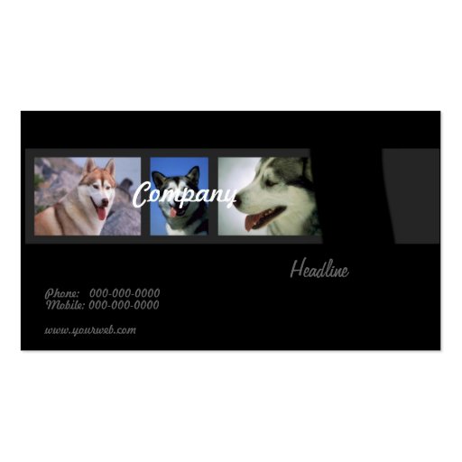 Huskies Business Card