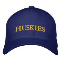 HUSKIES embroidered hats by kotzradio HUSKIES embroidered hats
