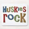 Huskies Rock mousepads
