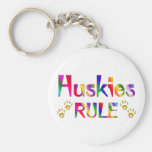 Huskies Rule Key Chain