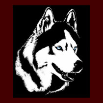 Husky Art Print Sled Dog Art Poster Husky Gifts posters