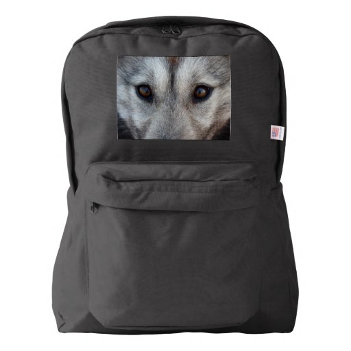 Husky Backpack Siberian Husky Wolf Pup Backpacks Zazzle