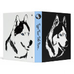 Husky Binder Sled Dog Husky Art School Supplies