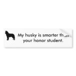 Husky bumper sticker