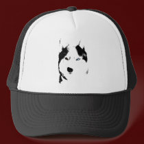 Husky Caps Sled Dog Caps  Husky / Wolf Hats Gifts hats
