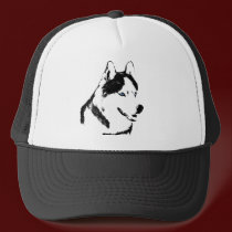 Husky Caps Sled Dog Caps  Husky / Wolf Hats Gifts hats