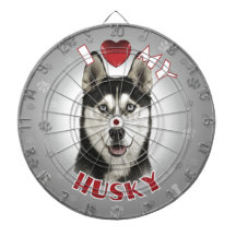 Husky Dartboard With Darts
