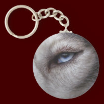 Husky Eye Keychain Siberian Husky Malamute Gifts keychains
