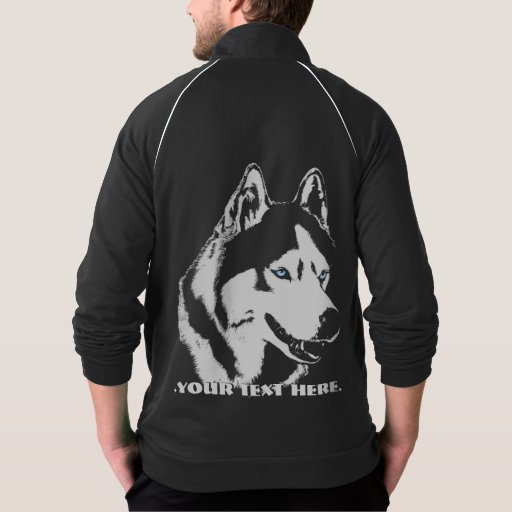 Husky Jacket Men's Sled Dog Personalized Jacket Zazzle