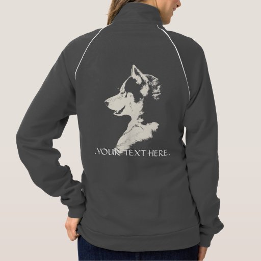Husky Jacket Women's Sled Dog Personalized Jacket Zazzle