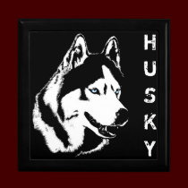 Husky Jewelry Box Siberian Husky Sled Dog Boxes gift boxes
