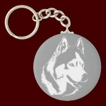 Husky Keychain Siberian Husky Malamute Dog Gifts keychains