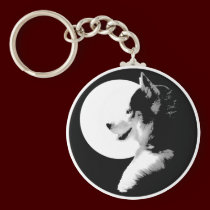 Husky Keychain Siberian Husky Malamute Dog Gifts keychains