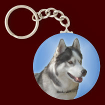Husky Keychain Siberian Husky Malamute Dog Gifts keychains