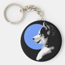 Husky Keychain Siberian Husky Malamute Dog Gifts