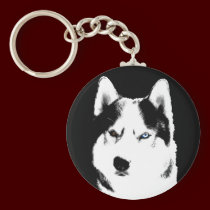 Husky Keychain Siberian Husky Malamute Gifts keychains
