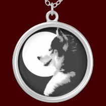 Husky Necklace Malamute / Husky Art Jewelry Gifts necklaces