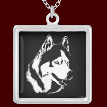 Husky Necklace Malamute / Husky Art Jewelry Gifts necklaces
