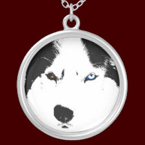 Husky Necklace Malamute / Husky Art Jewelry Gifts necklaces