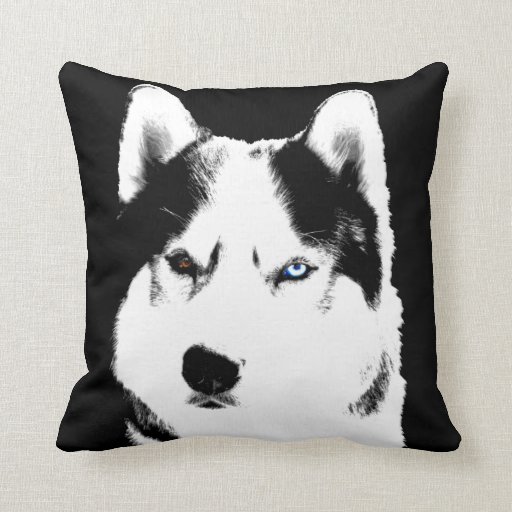 husky pillow