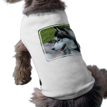 Husky Profile  Pet Shirt