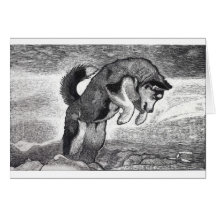 Husky Puppy Greeting Card