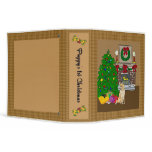 Husky Puppy's 1st Christmas Scrapbook binders