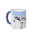 Husky Sled Dogs Coffee Mug
