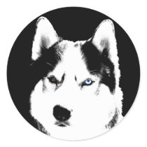Husky Stickers Siberian Husky Malamute Stickers
